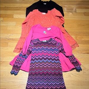 Hanna Andersson dress bundle. Size 5. GUC